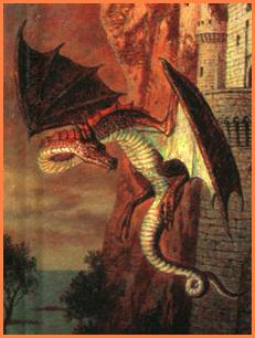 Около заброшенных замков можно встретить дракона. Его имя Факел. Он не очень-то дружелюбный, но обычно первый не нападает.